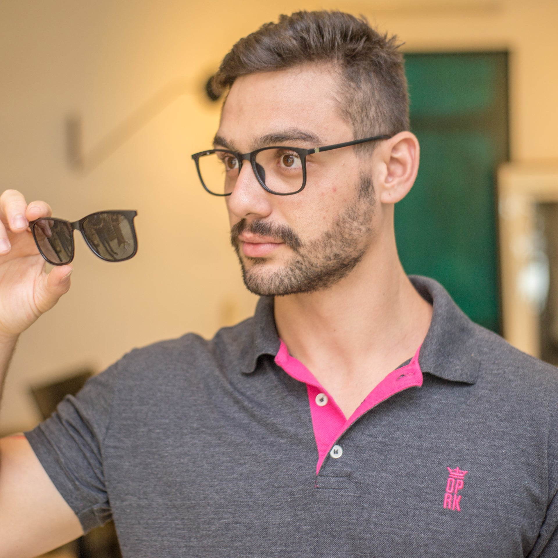 Óculos Clip-On Beam (1 Lente) Euglasses - Sua Ótica Pessoal Online