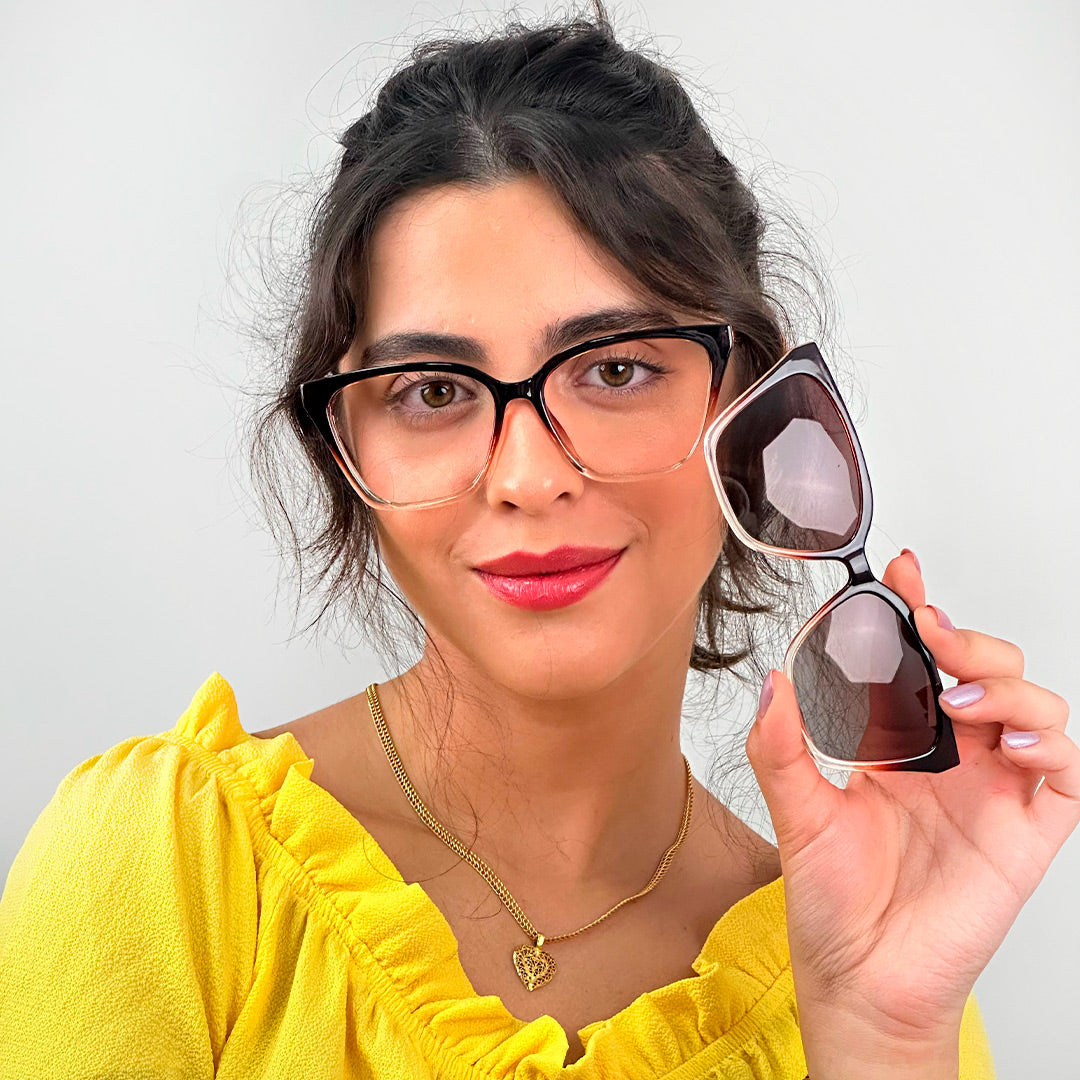 Óculos Clip-On Indra (1 Lente) Euglasses - Sua Ótica Pessoal Online