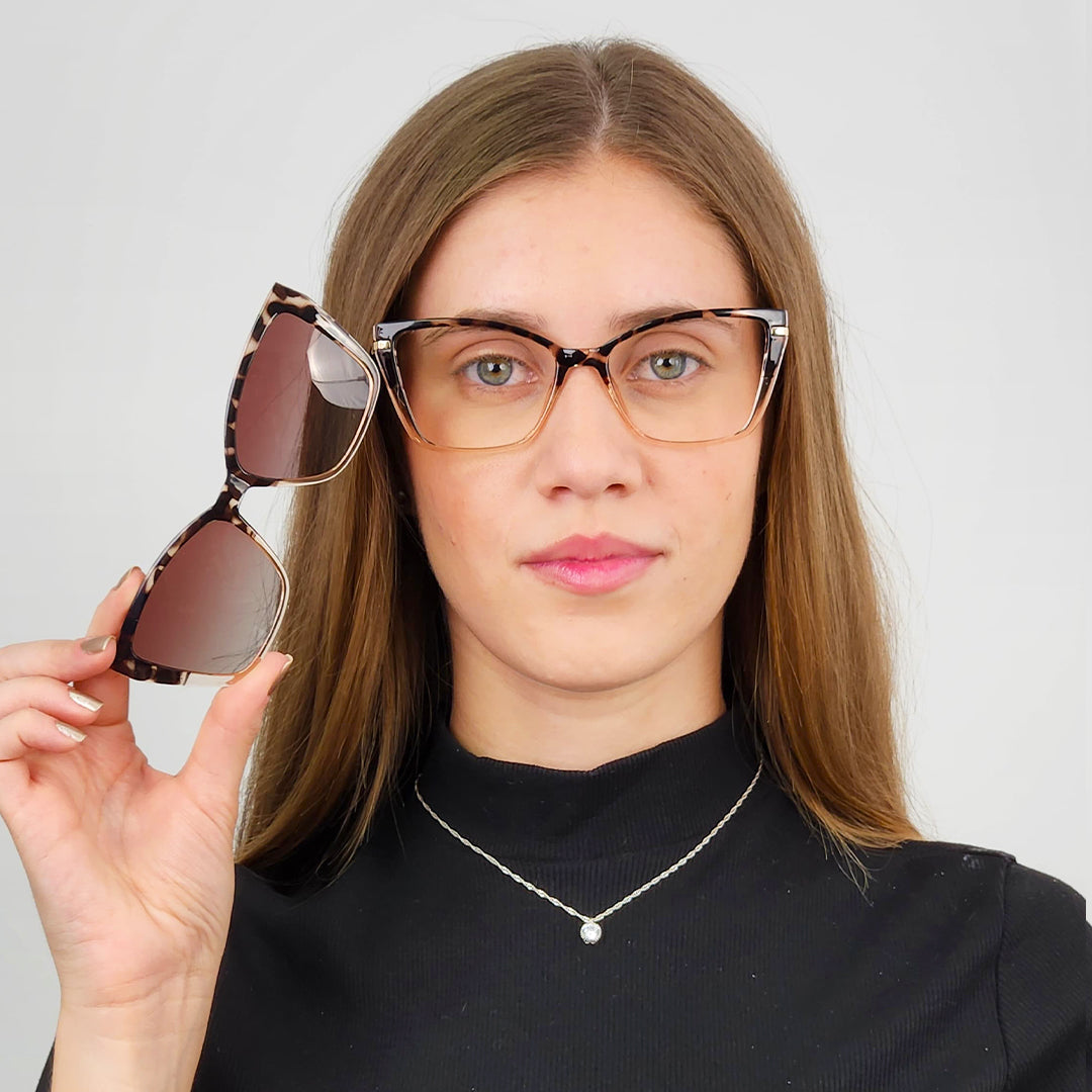 Óculos Clip-on Sian Euglasses - Sua Ótica Pessoal Online