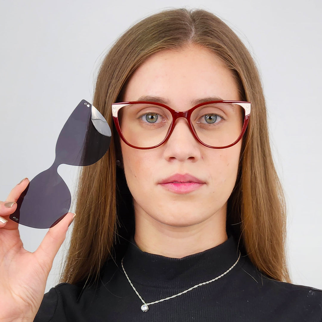 Óculos Clip-on Giulia Euglasses - Sua Ótica Pessoal Online