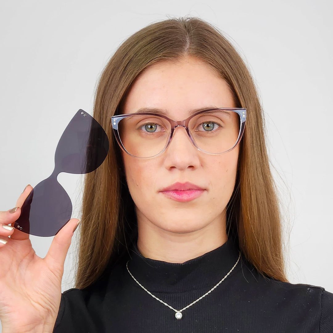 Óculos Clip-on Giulia Euglasses - Sua Ótica Pessoal Online