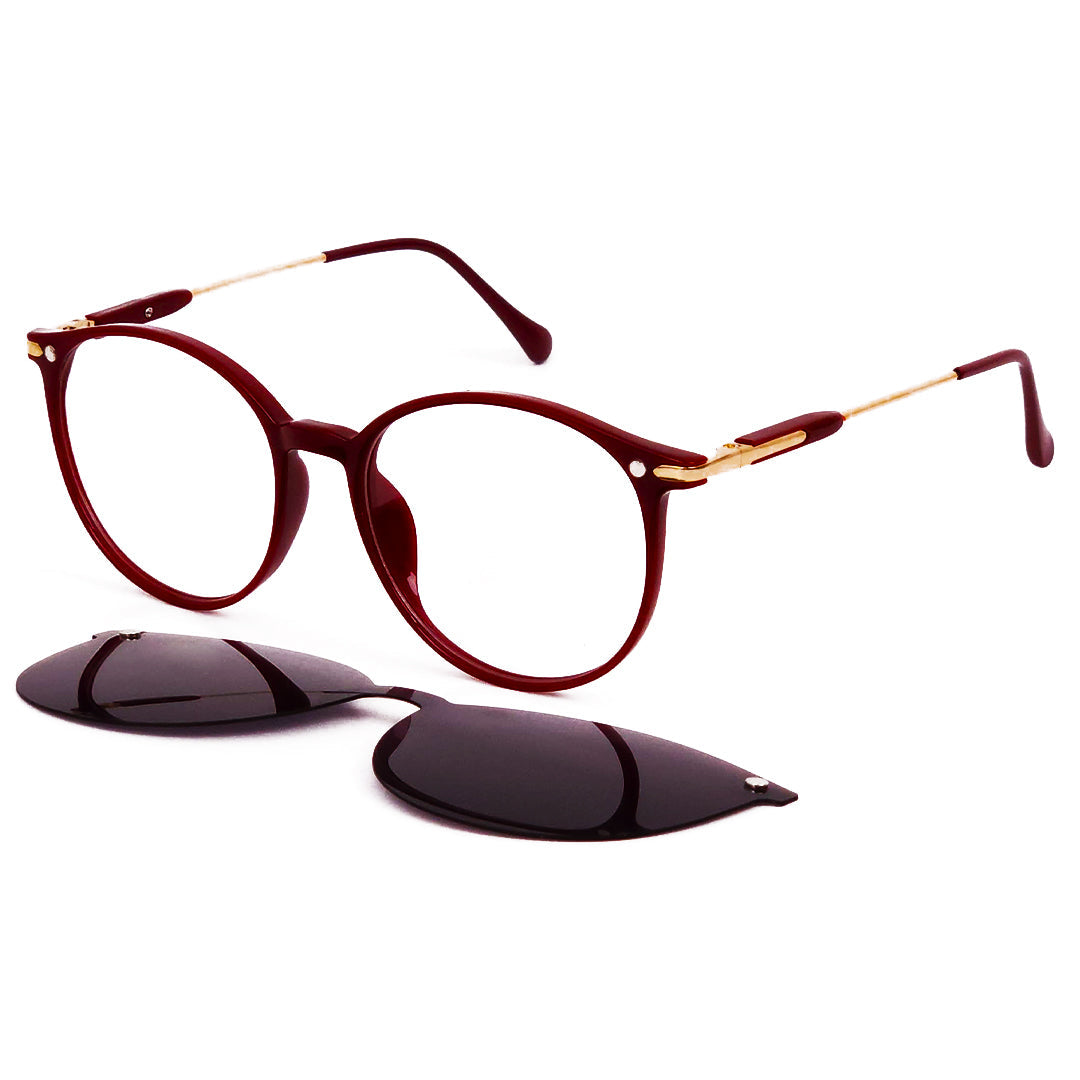 Óculos Clip-on Plaid Euglasses - Sua Ótica Pessoal Online