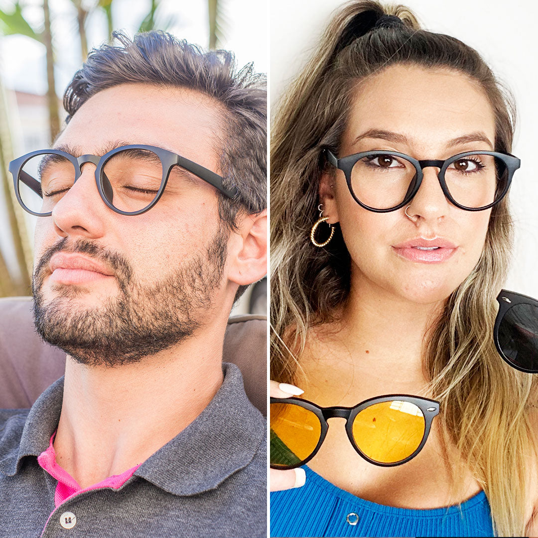 Óculos Clip-on Mugler (2 Lentes) - Euglasses - Sua Ótica Pessoal Online