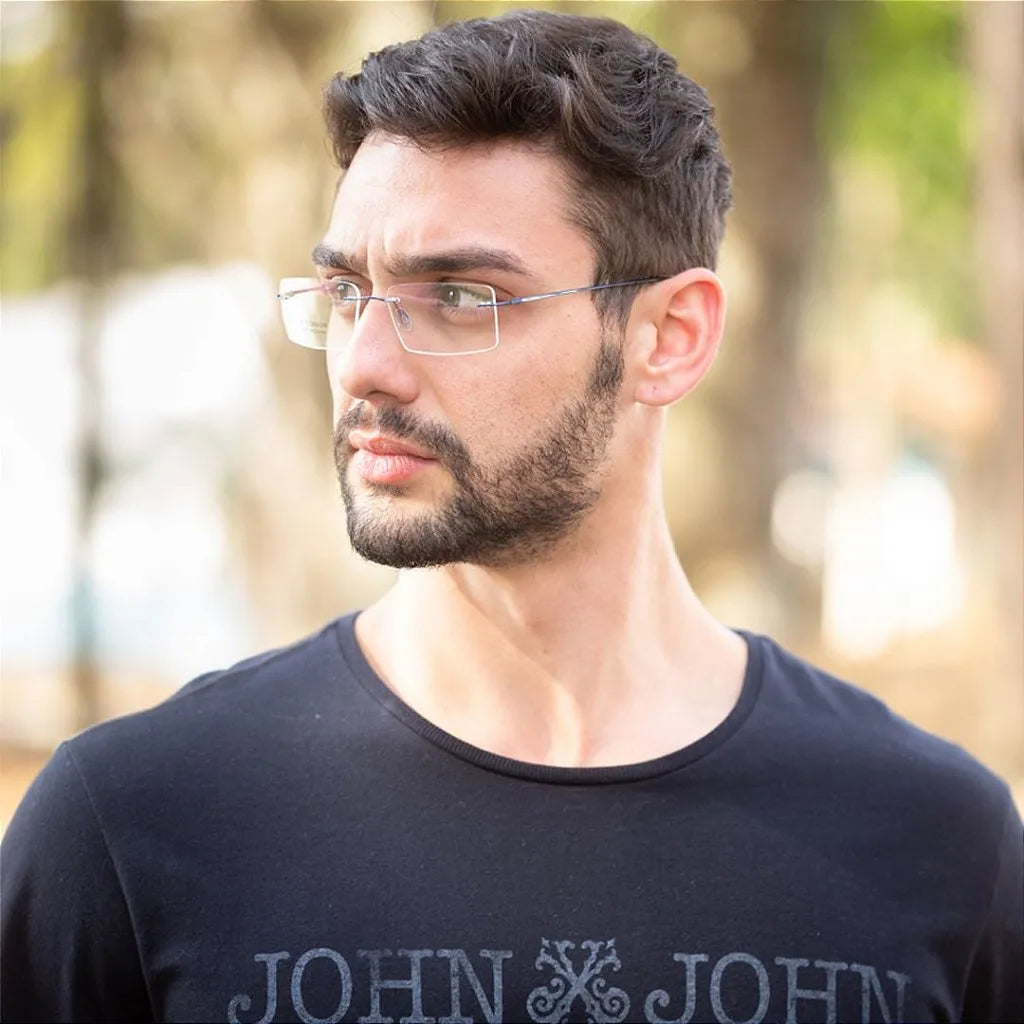 Óculos de Grau Masculino Velare - Titanium Euglasses
