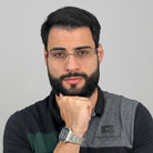Euglasses Serpens rimless metal eyeglasses with rectangular lenses and adjustable nose pads.